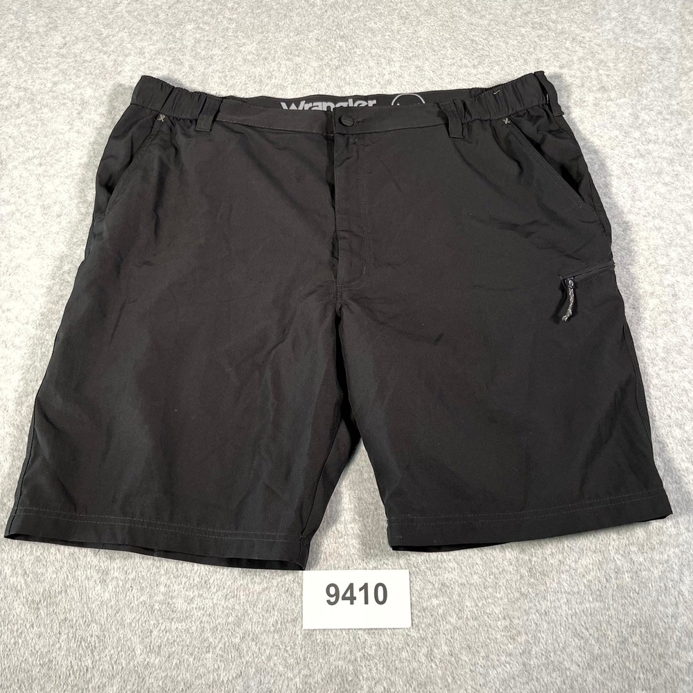 Wrangler Performance Field Utility Shorts Mens 42 Black Water Repellent‎ Hiking